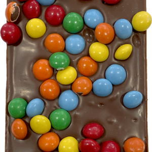 Milk Chocolate Rainbow Candies Chocolate Bar | Box of 10
